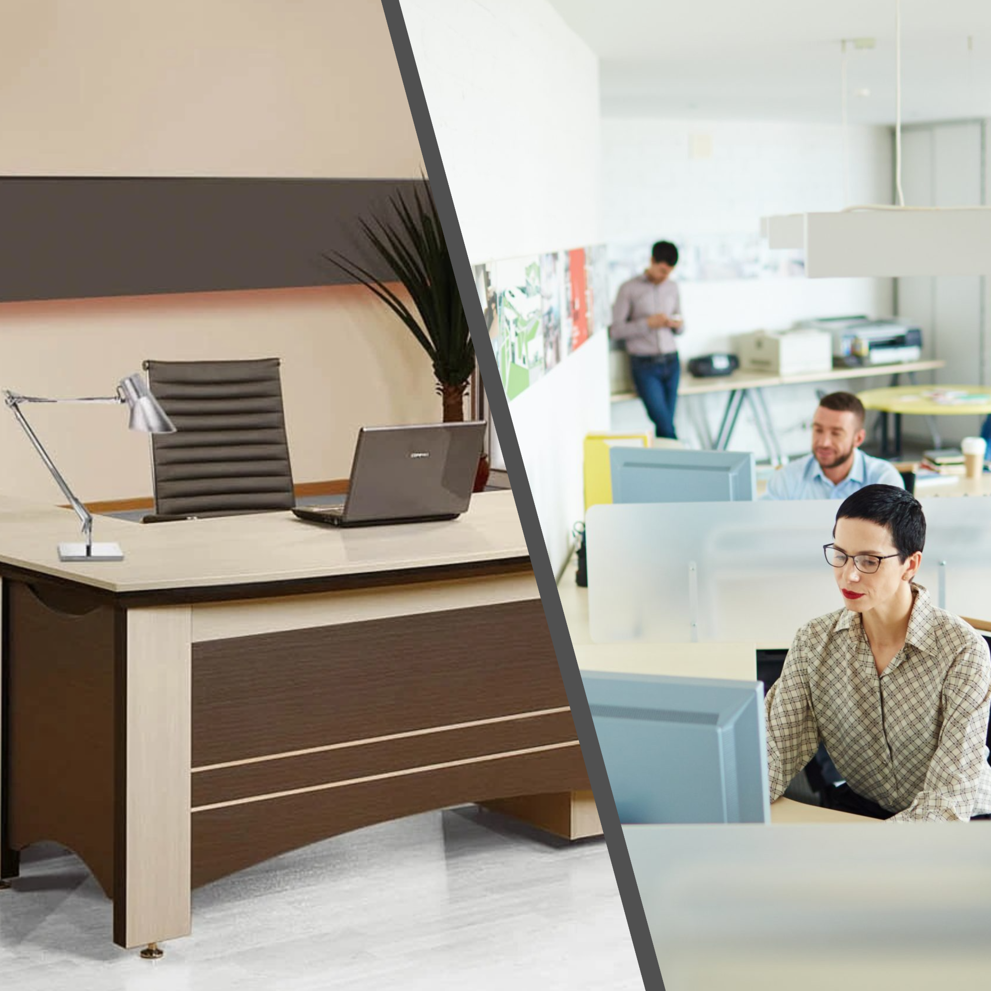 Open-space vs. birouri individuale