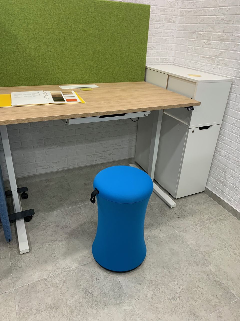Taburet reglabil Enjoy, blue