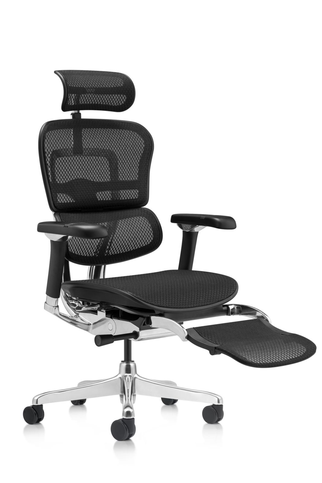 Ergohuman Luxury 2, Black T-168-B1, 5D + Legrest